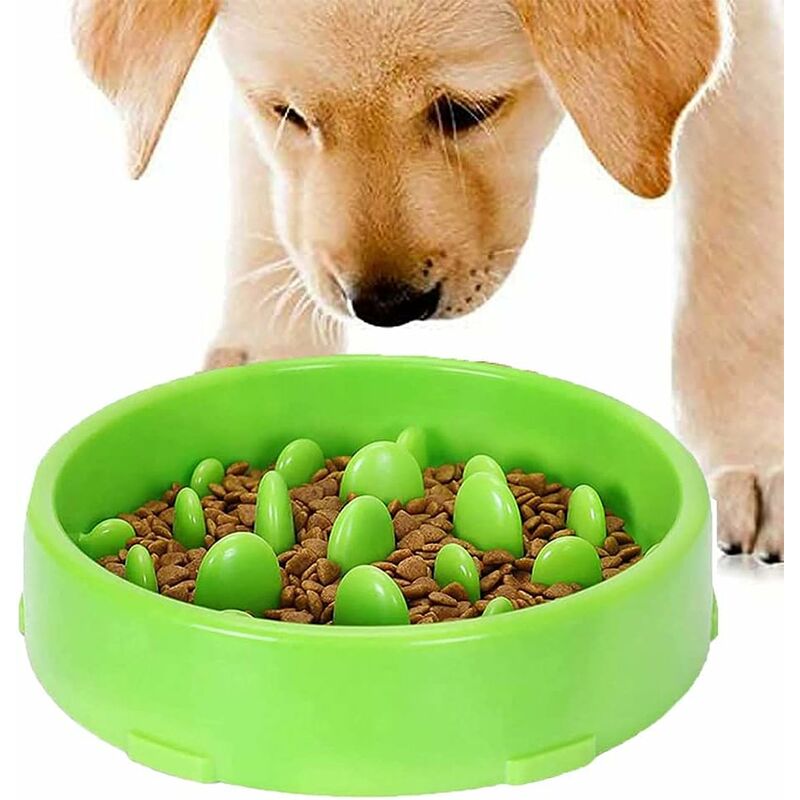 

Cuenco para perros de alimentación lenta, cuenco de alimentación lenta, cuenco para perros y gatos contra la glotonería, promueve una alimentación