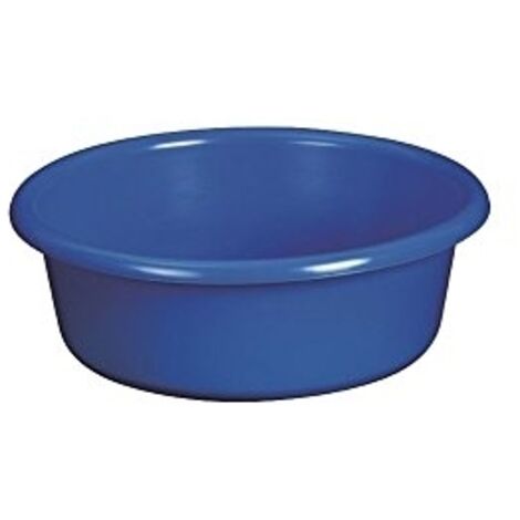 Cuenco redondo D36x12cm 6.5l azul - aluminio y plástico
