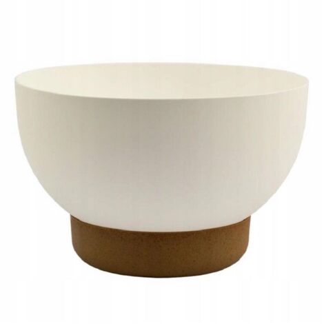 Cuenco Satina con base Eco 30, blanco, FORM-PLASTIC