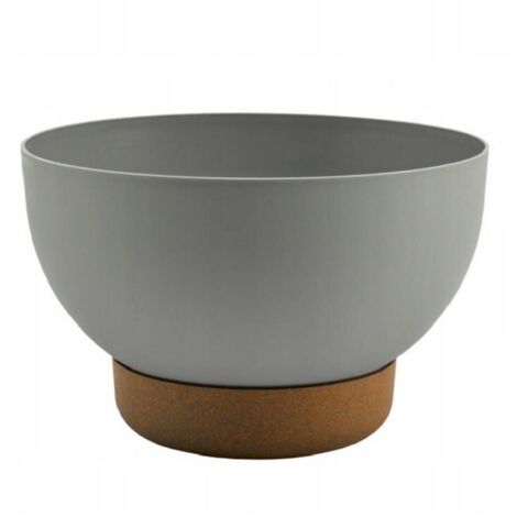 Cuenco Satina con base platino Eco 30 FORM-PLASTIC