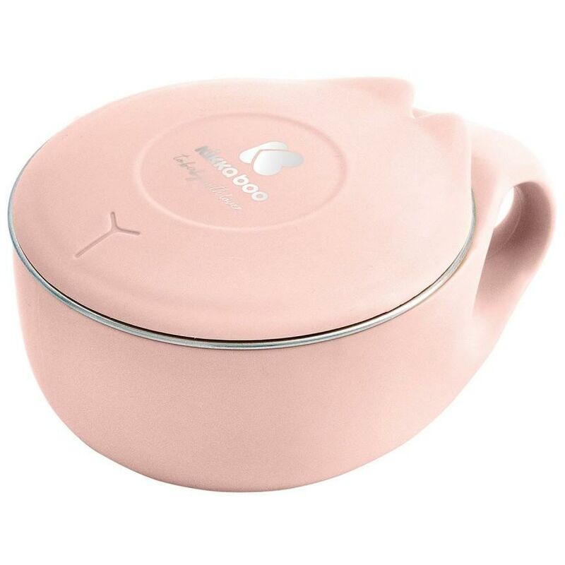 

Cuenco térmico de acero inoxidable 200 ml Cat Rosa - Kikka Boo