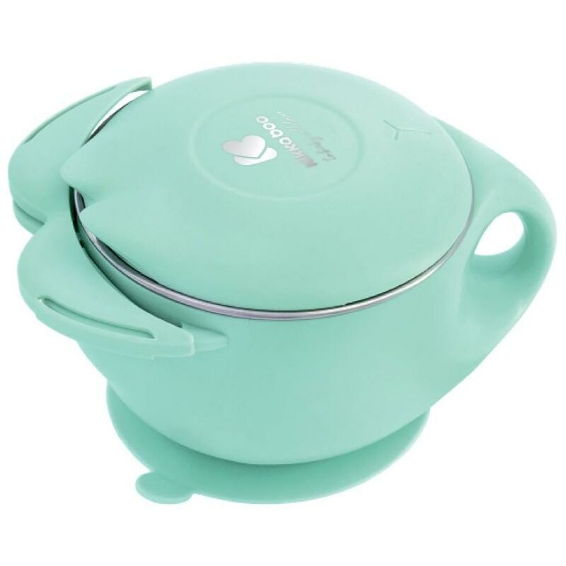 

Cuenco térmico de acero inoxidable 400 ml Cat Mint - Kikka Boo