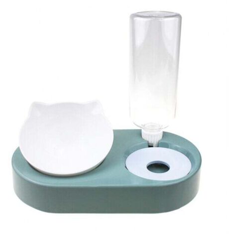 Cuencos para gatos, cuencos para gatitos, dispensadores de comida y agua para gatos y perros, cuenco antivómitos con inclinación de 15°, para gatos, perros, mascotas (cuenco para gatos)