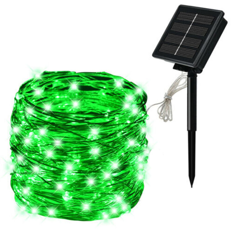 

cuento guirnalda solar Garland ,sin control remoto,Verde, 20m 200 luces