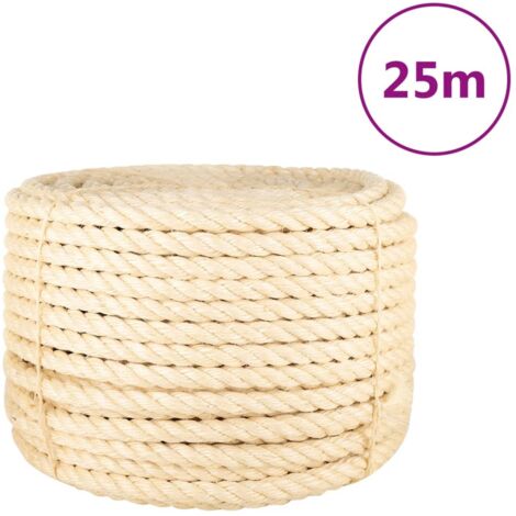 Cuerda 100% sisal 20 mm 25 m