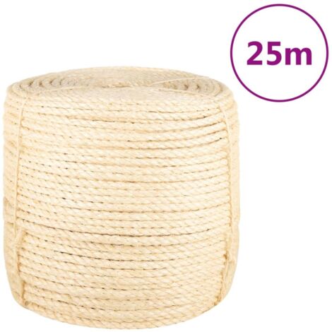 Cuerda 100% sisal 8 mm 25 m