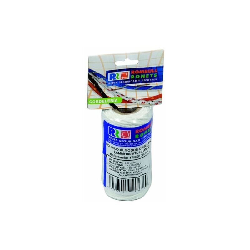 

Rombull Ronets - CUERDA ALGODON ALIMENTARIA ROLLO 100 MT