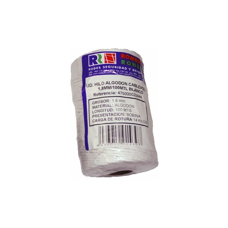 

Rombull Ronets - CUERDA ALGODON ALIMENTARIA ROLLO 25 MT