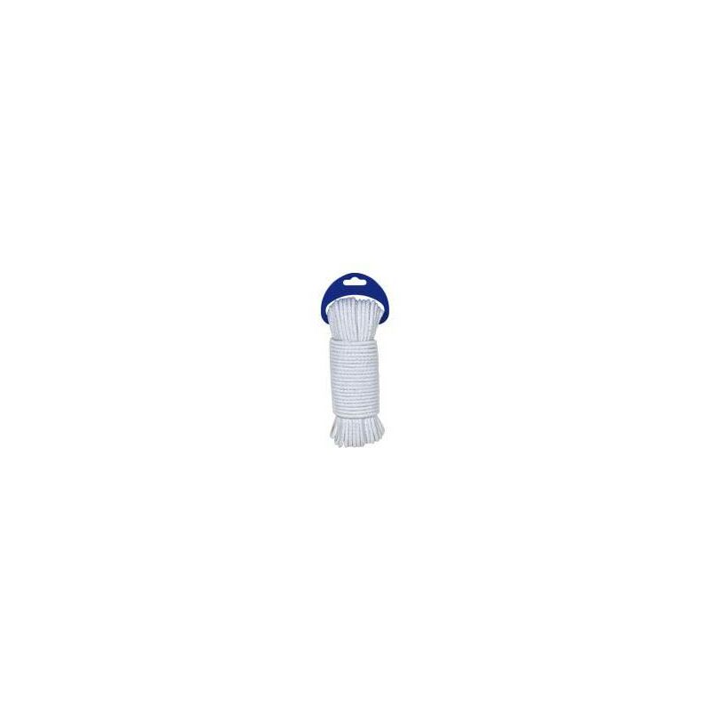 

Cuerda Algodon Trenzado Con Alma Diam. 4,5Mm 15 Mt Blanco - Kylate