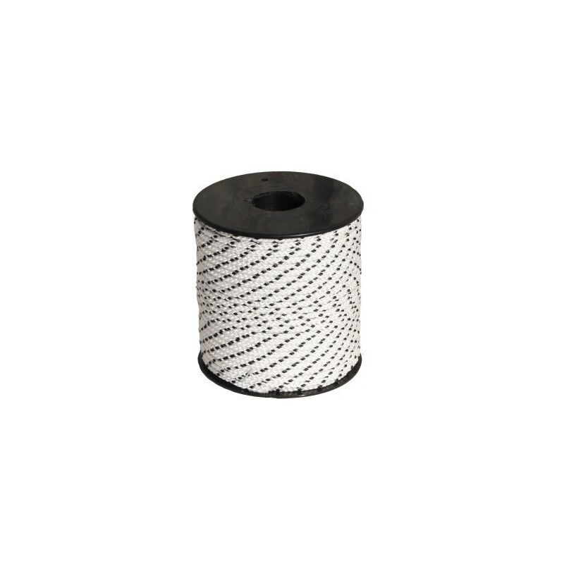 

Cuerda Arranque Motor 04Mm Nylon Blanco/Negro Helicoide 40 Mt - HYC
