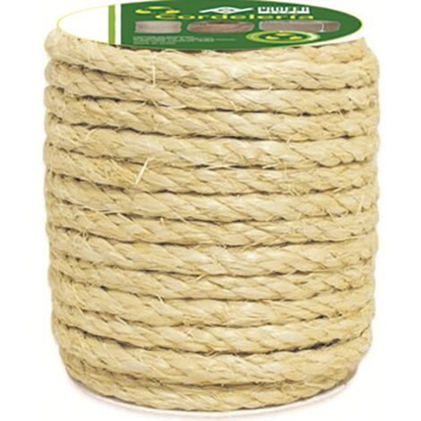 CUERDA CABLEADA SISAL 4C 10MM - 15 M