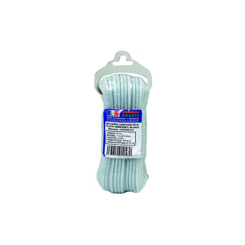 

Cuerda Cablister Plastico Pe 4C 5Mm Verde 20M