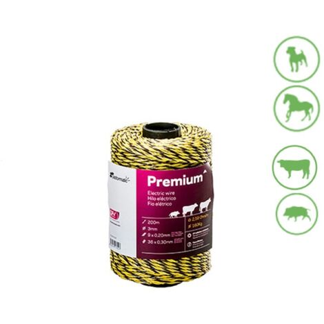 CUERDA CORD CONDUCTOR 3mm 200m PASTORMATIC