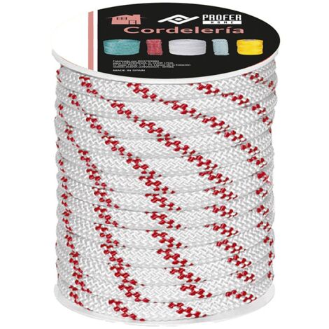 CUERDA CTA100 PES 8MM BLAN - 15 M