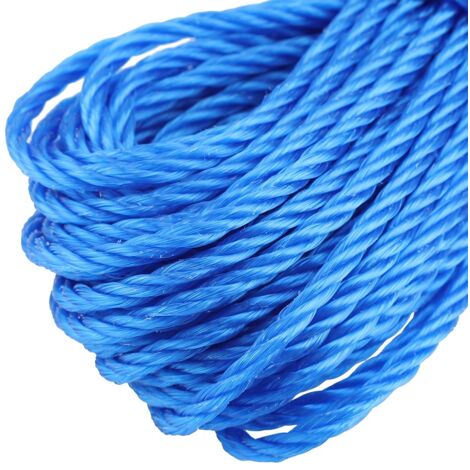 Cuerda de nailon de 20 m de largo para jardín, camping o tendedero: cuerda robusta y duradera, ideal para proyectos de bricolaje (disponible en varios colores).