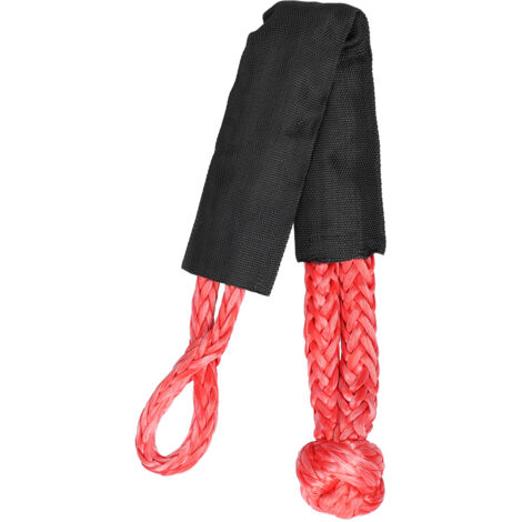 Cuerda de remolque de 17T, suave y flexible, fabricada en material sintético, ideal para coches averiados.