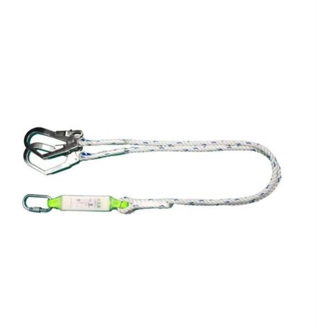 Cuerda de seguridad trenzada con anillo reductor – 2 m