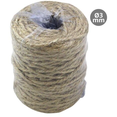 Cuerda de sisal ø3.0mmx100m lineales 500gr. GSC 2702547