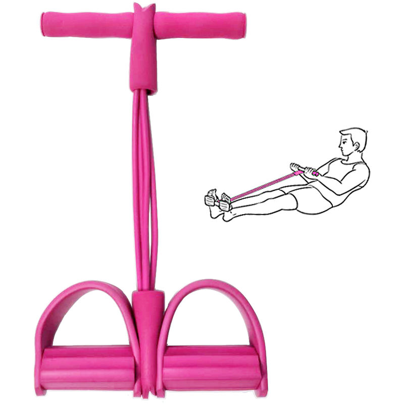 

Cuerda de traccion de fitness, cuerda de tension para culturismo, rosa