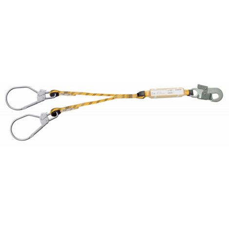 Cuerda doble conectora de 2 metros con mosquetones SAFETOP