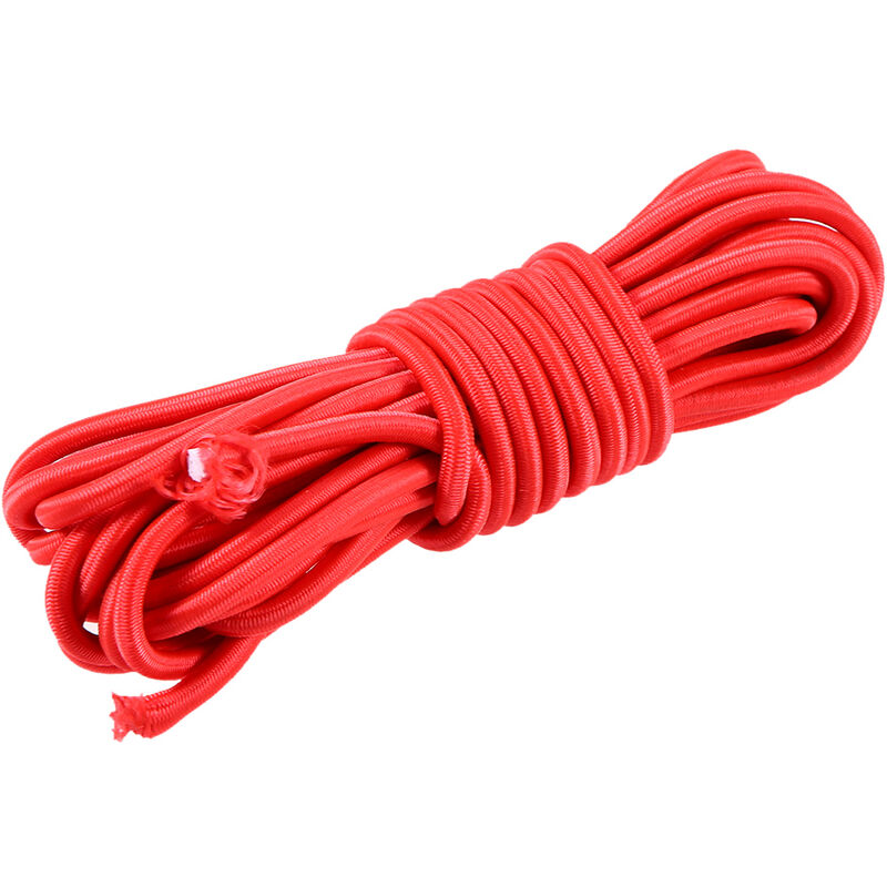 

Cuerda elastica de cuerda elastica para bote de kayak de 5 metros, 4 mm / 5 mm,Rojo, 4 mm