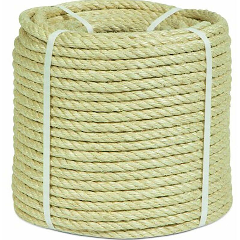 

Cuerda Fijacion Torcida 4 Cabos 18Mm 100 Mt Sisal Natural 1000180100 - HYC