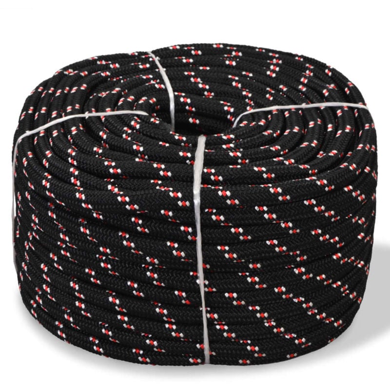 

vidaXL Cuerda Marina de Polipropileno 12 mm 250 m Negra