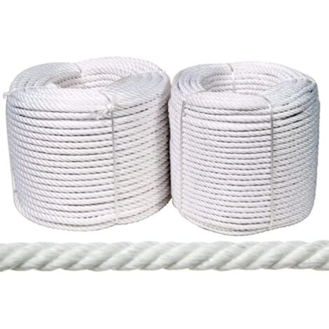 Cuerda Nylon Mate Rombull Ronets — Bobinas 8 a 20 mm × 100 m Blanco20mm 100m Blanco