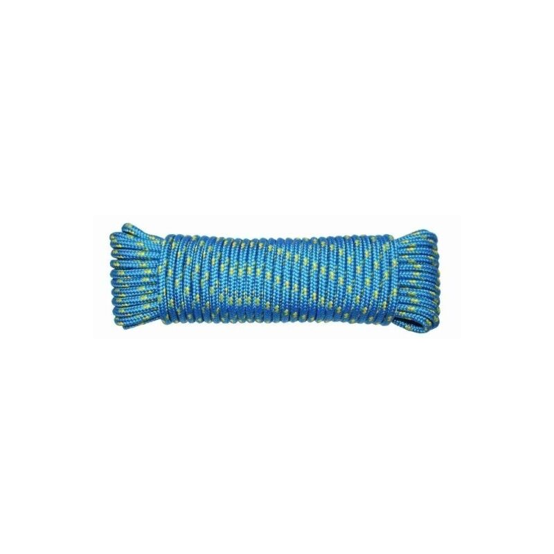 

Cuerda Trenzada 05Mm Nylon Azul/Amarillo Tendedero 20 Mt - HYC