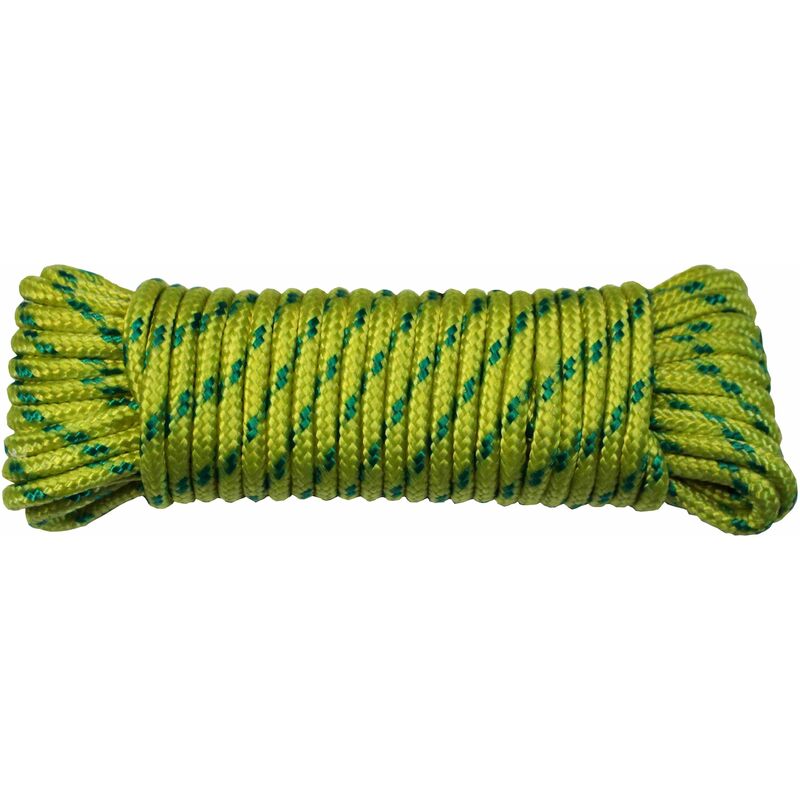 

Cuerda Trenzada 05Mm Nylon Azul/Amarillo Tendedero 10 Mt - HYC
