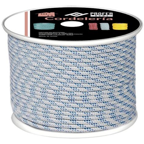 CUERDA PA TRENZ C/ALMA 14MM BLNC - 100 M