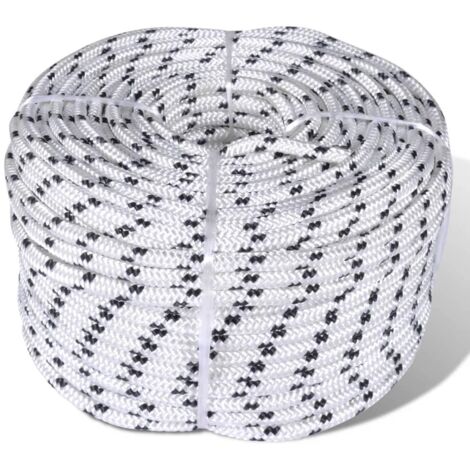 Cuerda para barco trenzada en bobina de poliéster 14 mm x 50 m 020003377