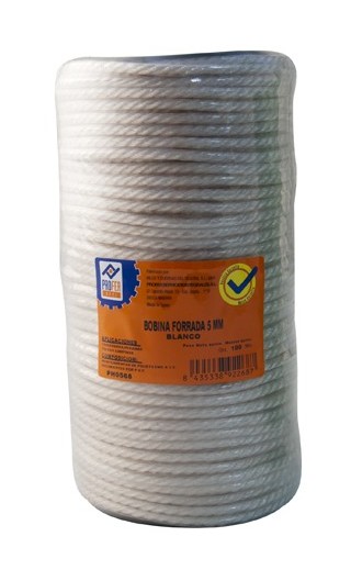 

Cuerda Pe Forrada 5 Mm Blanco - NEOFERR - PH0568 - 100 M..