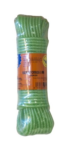 

Cuerda Pe Forrada 5 Mm Verde - NEOFERR - PH0565 - 15 M..