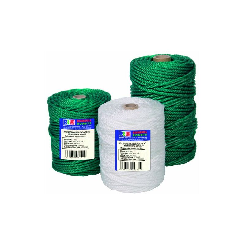 

Rombull Ronets - CUERDA PLASTICO 12 (ROLLOS 100 MTS.)