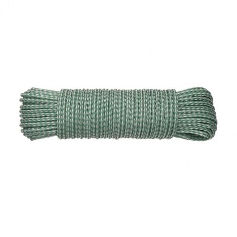 CUERDA PLAST.TRENZ.B/V.4MM (MTS) - EHLIS