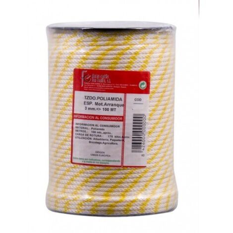 CUERDA POLIAMIDA MOTOR ARRANQUE 3 M - FLORES CORTES