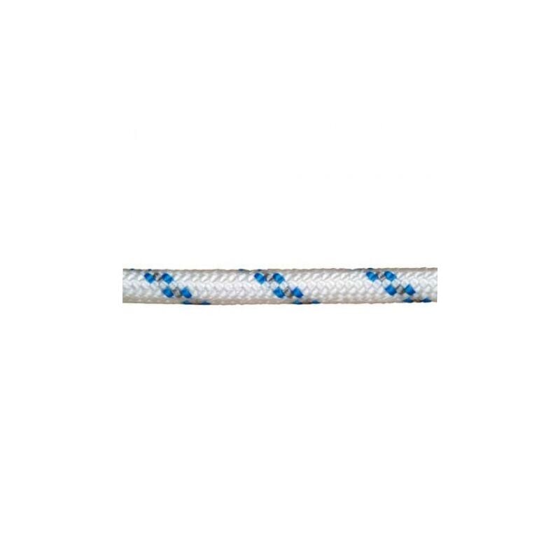 

Cuerda poliester trenzada blanca / azul 4 mm. bobina 200 m.