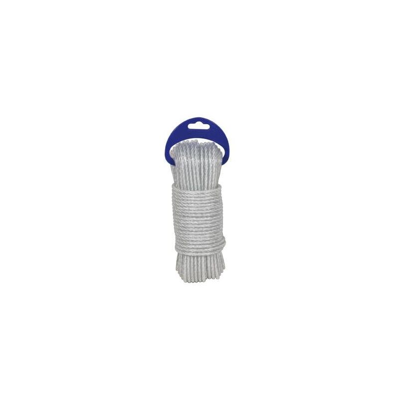 

Cuerda Polietileno Cableada Plastificada 4 C Diam. 5Mm 15 Mt Blanco - Kylate