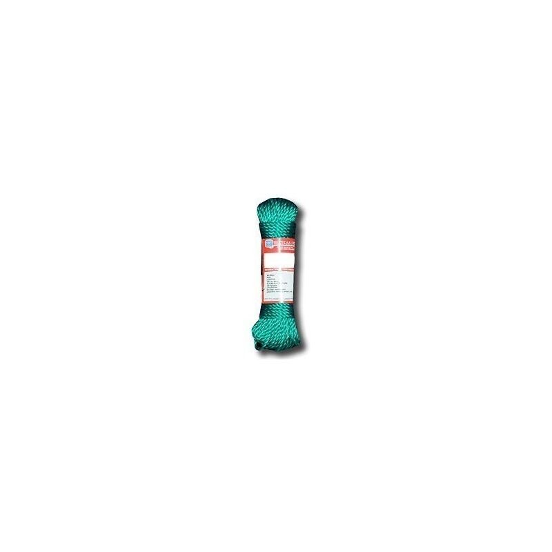 

Cuerda Trenzada 06Mm Polietileno Verde H.Perio 20 Mt