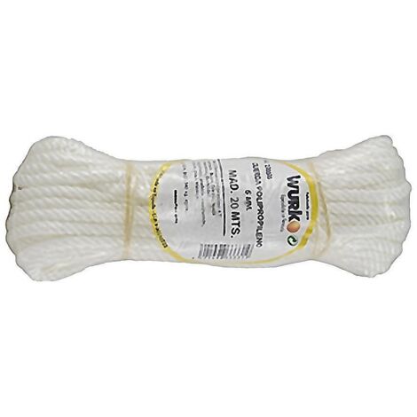 CUERDA POLIPROPILENO 5 MM  20MT BOBINA