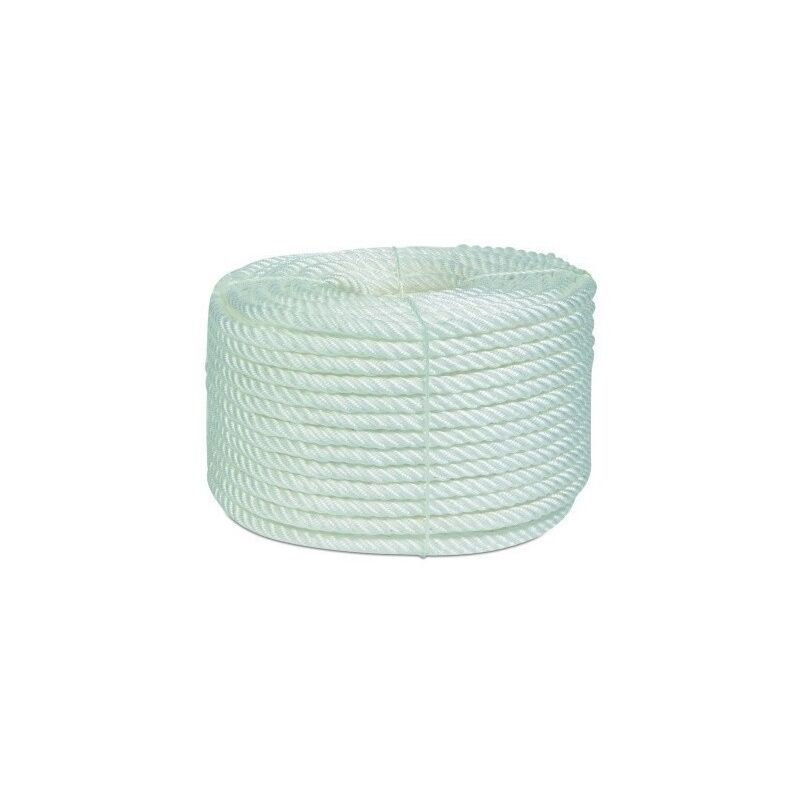 

Cuerda Torcida 16Mm Polipropileno Blanco 4 Cabos 100 Mt - HYC