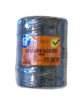 

Cuerda Rafia 1 Cbobina Negro - NEOFERR - PH0669 - 120 G..