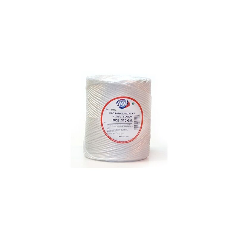 

Bobina cuerda rafia 1cabo n4-b/220gr.