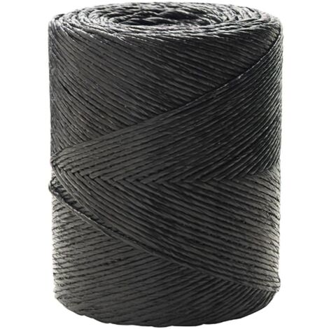 Cuerda Rafia Bobina 750 gramos Color Negro