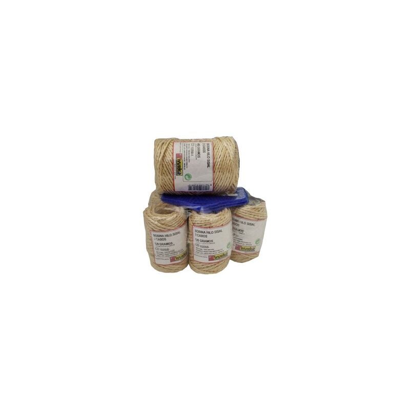 

Cuerda sisal 2-3/c b/120gr.