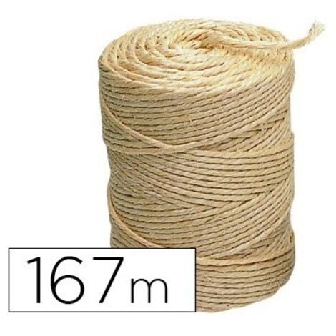 Cuerda sisal 3 cabos liderpapel rollo 1 kg