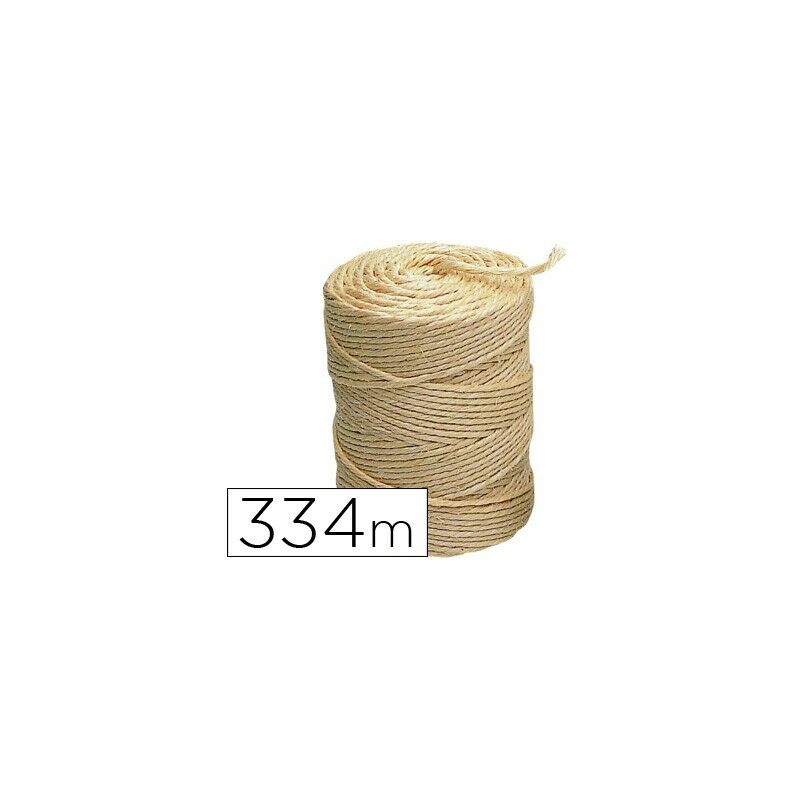 

Cuerda sisal 3 cabos rollo 2 kg - Liderpapel