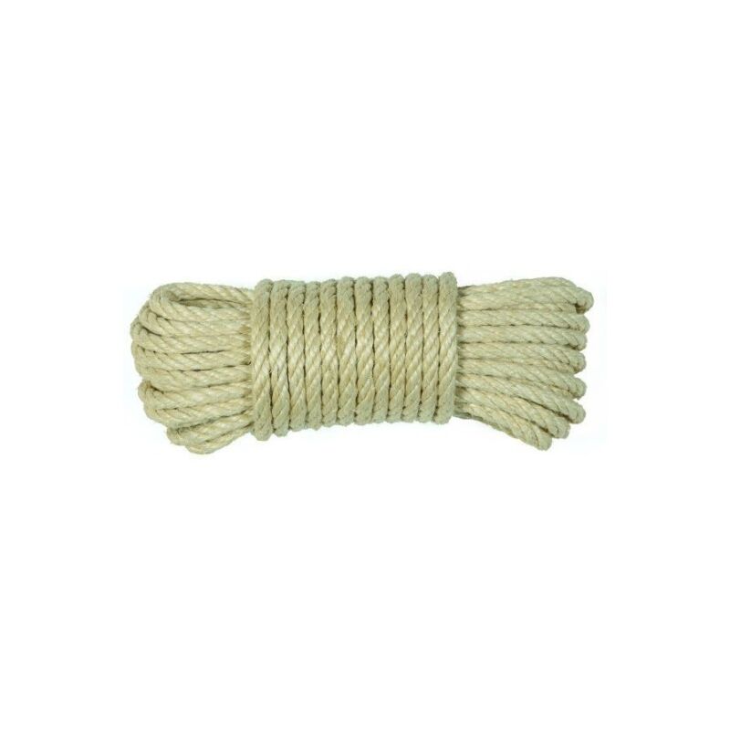 

Cuerda Torcida 06Mm Sisal Natural 4 Cabos 10 Mt - HYC