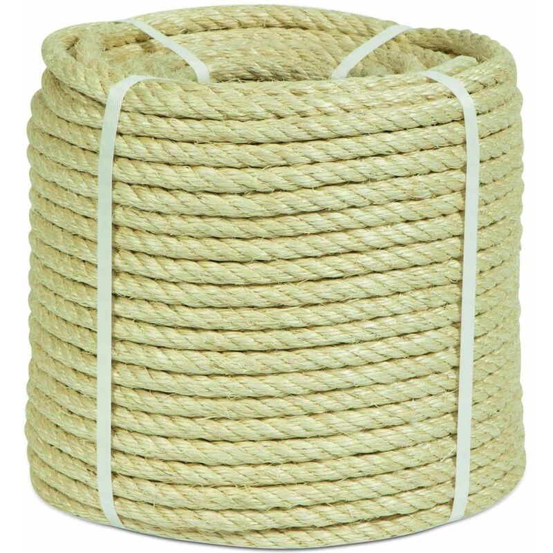 

Cuerda Torcida 06mm Sisal Nat 4 Cabos 200 Mt - HYC